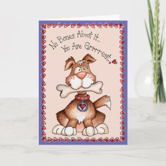 No Bones About It - Greeting Card