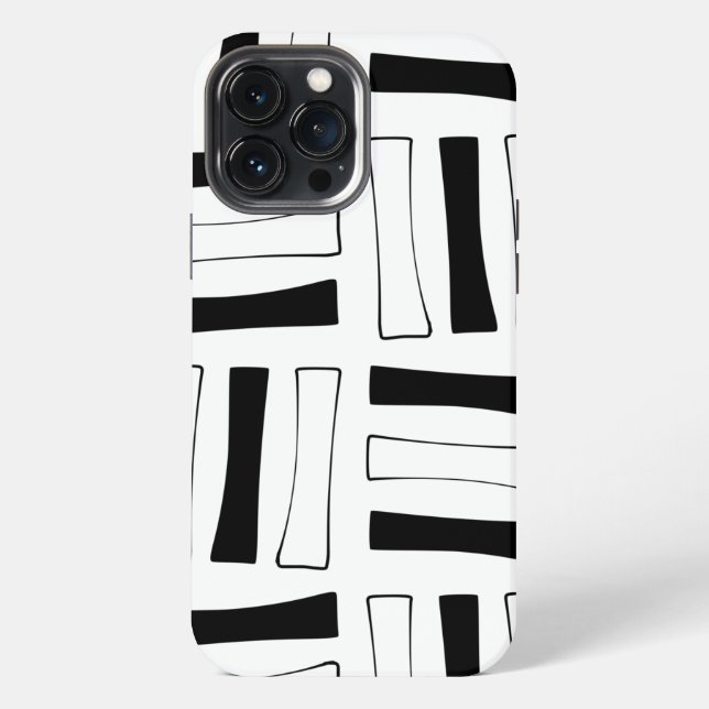 No bones Tribal Mudcloth Case-Mate iPhone Case (Back)