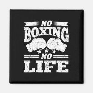 No Boxing No Life Boxing Gloves Boxing Gloves  Magnet