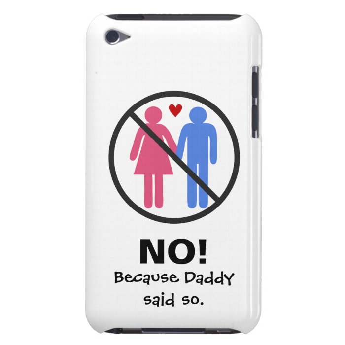 NO Boyfriends Barely There iPod Case