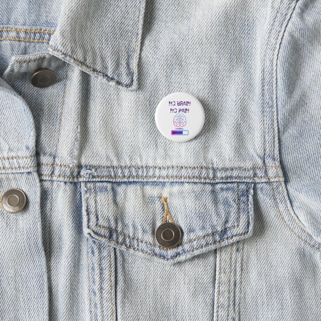 no brain, no pain button (In Situ)