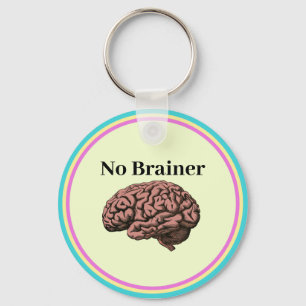 No Brainer Keychain
