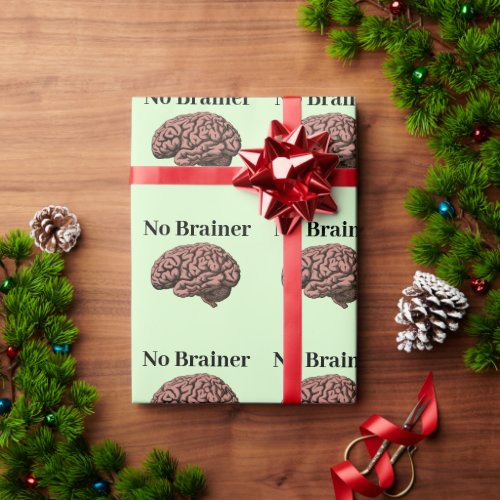 No Brainer Wrapping Paper