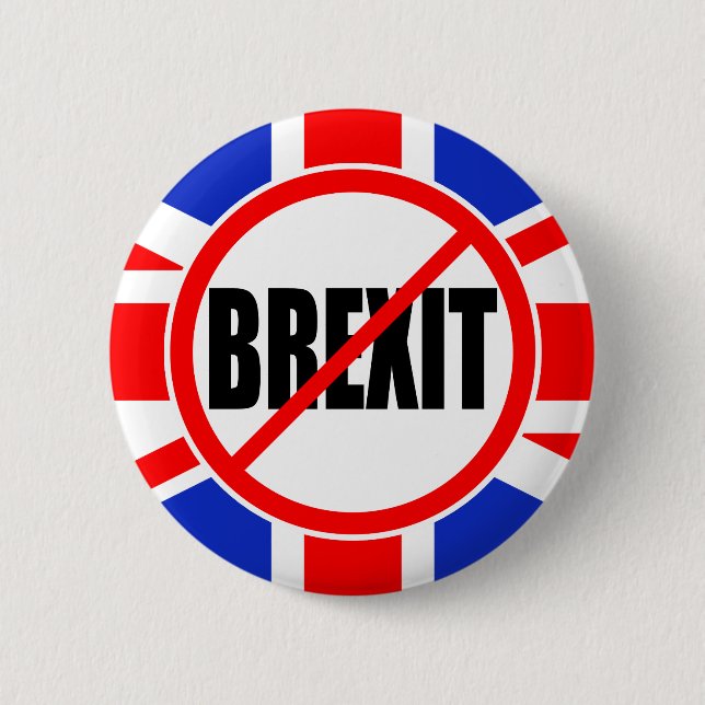 "NO BREXIT" BUTTON (Front)