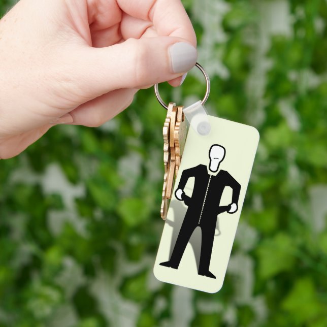 No Budget No Money Just Empty Pockets Keychain (Hand)