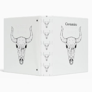 No Bull Ever Thunder_Cove 3 Ring Binder