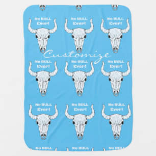 No Bull Ever Thunder_Cove Baby Blanket