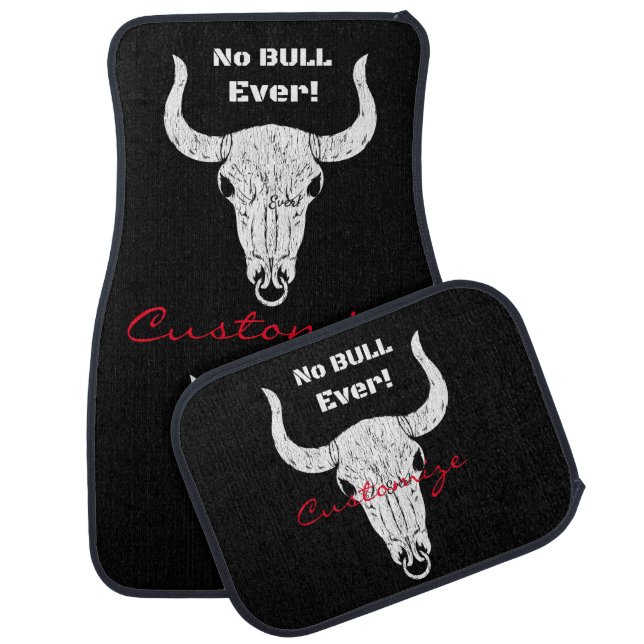 No Bull Ever Thunder_Cove Car Floor Mat (Set)