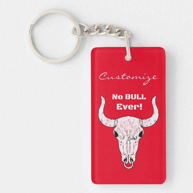 No Bull Ever Thunder_Cove Keychain (Front)