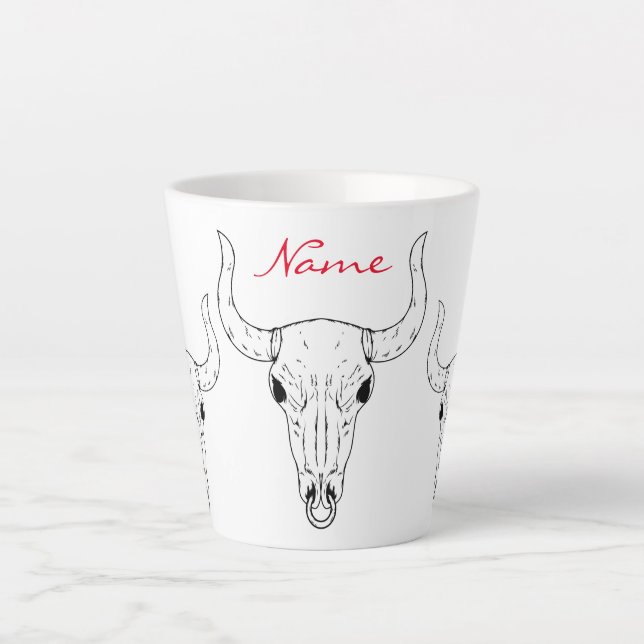 No Bull Ever Thunder_Cove Latte Mug (Front)
