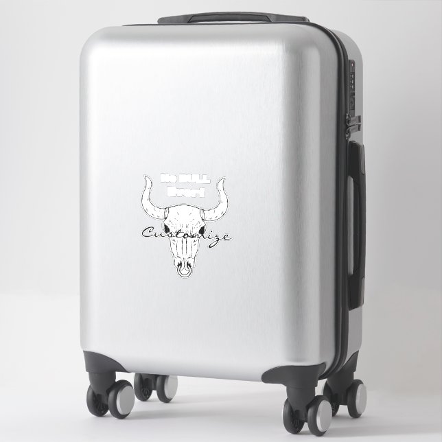 No Bull Ever Thunder_Cove Sticker (Suitcase)