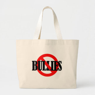 NO BULLIES LARGE TOTE BAG