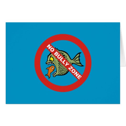 No Bully Zone Cards (Front Horizontal)