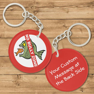 No Bully Zone Keychain