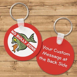 No Bully Zone Keychain