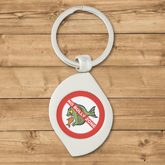 No Bully Zone Keychain