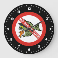 No Bully Zone Large Clock