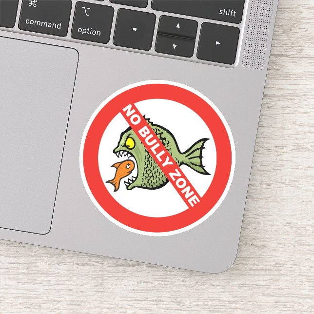 No Bully Zone Sticker (Detail)