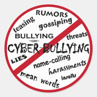 No Bullying Message Rather Choose Kindness Be Kind Classic Round Sticker