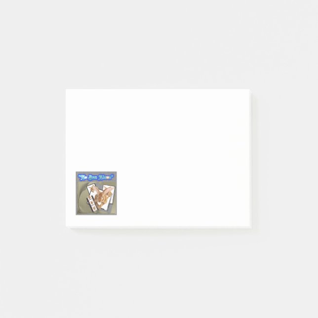 No bun Alone   Post-it Notes (Front)