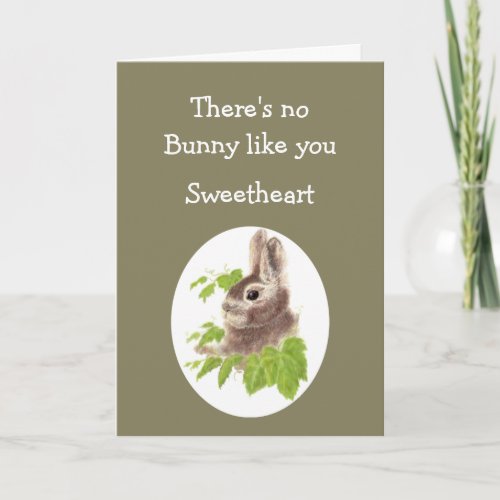 No Bunny Like You Love Notes Sweetheart Rabbit