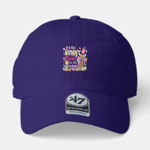 No Bunny Loves Me Like Jesus Easter Christian Kids 47 Brand Hat