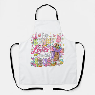 No Bunny Loves Me Like Jesus Easter Christian Kids Apron