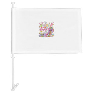 No Bunny Loves Me Like Jesus Easter Christian Kids Car Flag