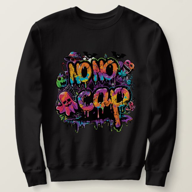 No cap | ExDesigner | Halloween Sweatshirt (Design Front)