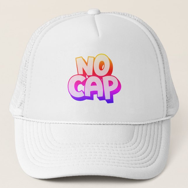 "NO CAP" hat (Front)