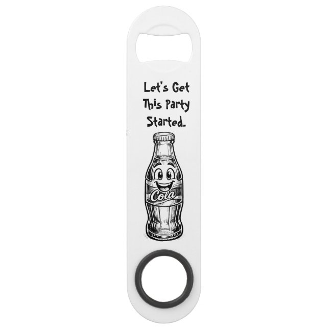 No Cap... I Open Bottles | Funny Cola  Bar Key (Front)