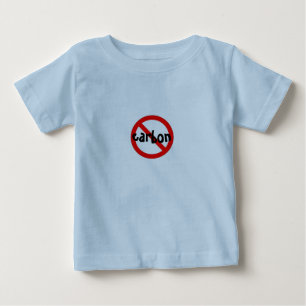 No Carbon Baby One Piece Funny Quotes T-Shirt