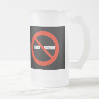 No Carbon  FootPrint Mug