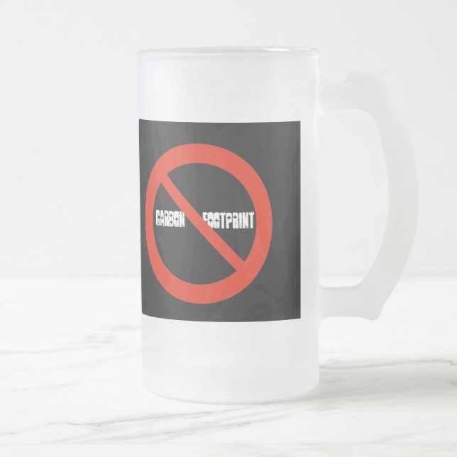 No Carbon  FootPrint Mug (Right)