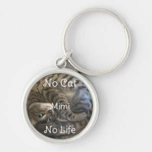 No Cat No Life Keychain