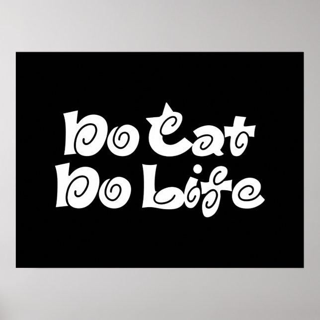 No Cat No Life Poster (Front)