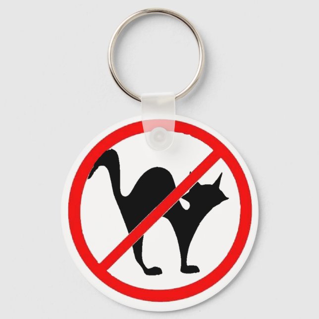 No Cats?! Keychain (Front)
