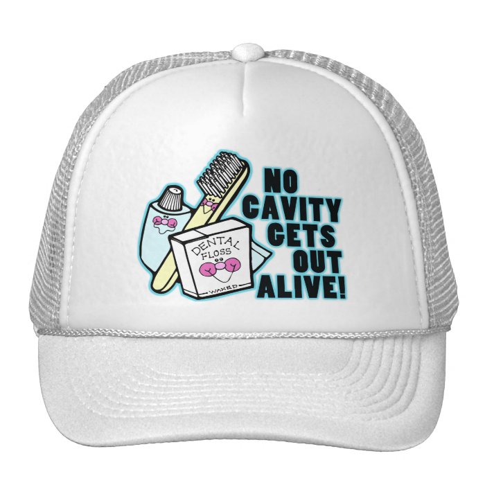 No Cavity Gets Out Alive Mesh Hats