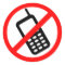 No Cell Phone Sticker