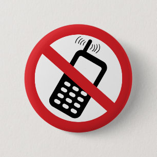 No Cell Phones Button