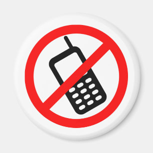 No Cellphones Magnet