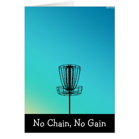 No Chain, No Gain Cards (Front)