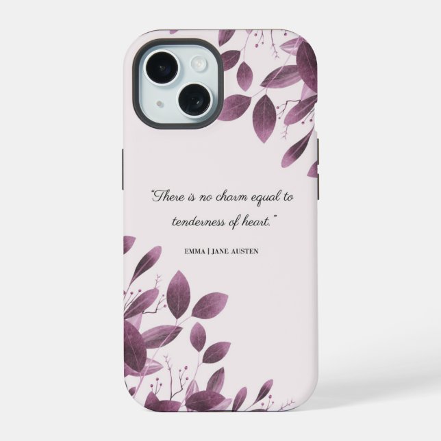No Charm Equal | Jane Austen Iphone Case (Back)