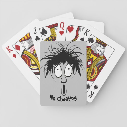 No Cheating Classic Playing Cards
