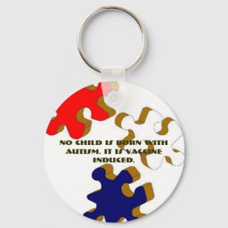 No Child Is Born With Autism. It I... - Customized Keychain