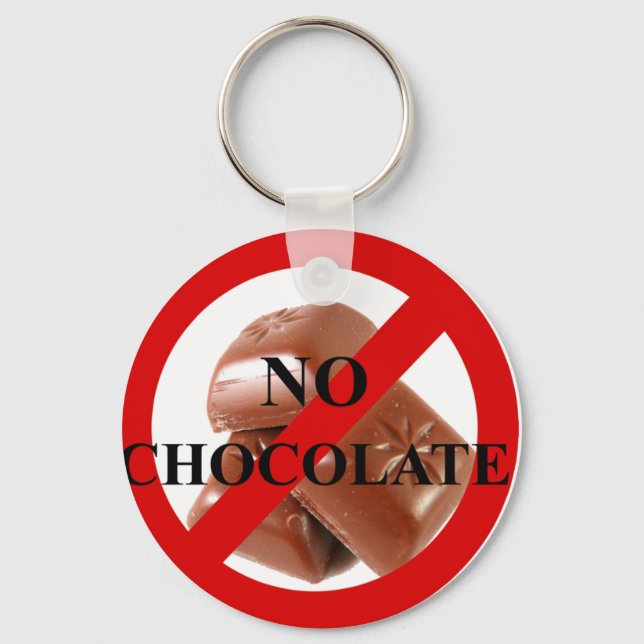 No chocolate keychain (Front)