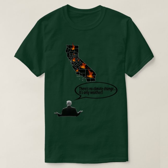 No Climate Change T-Shirt (Design Front)