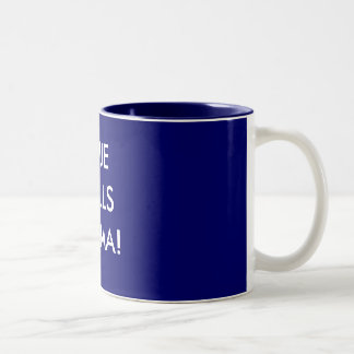 NO CLUE, NO BALLS, NOBAMA Two-Tone COFFEE MUG