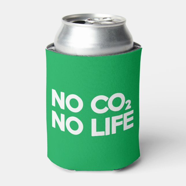 NO CO2 NO LIFE CAN COOLER (Can Front)