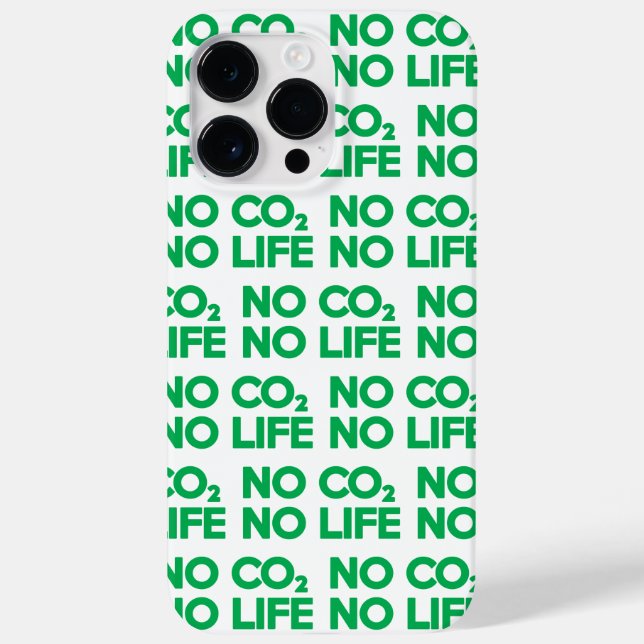 NO CO2 NO LIFE Case-Mate iPhone CASE (Back)